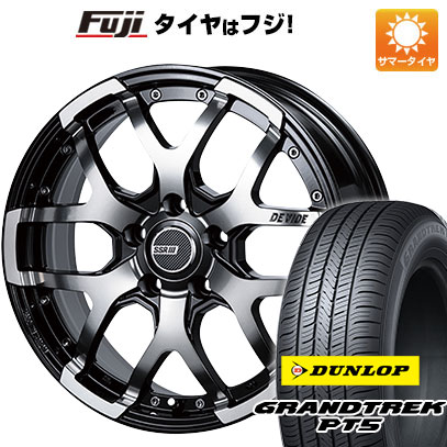 クーポン配布中 【新品国産5穴114.3車】 夏タイヤ ホイール4本セット 215/65R16 ダンロップ グラントレック PT5 SSR ディバイド ZS 16インチ :fuji 1310 142973 40814 40814:フジコーポレーション