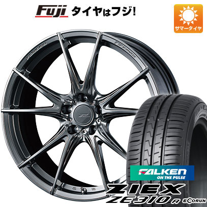 【新品国産車用 5穴114.3車】 夏タイヤ ホイール4本セット 225/50R18 ファルケン ジークス ZE310R エコラン（限定） ウェッズ F-ZERO FZ-2 18インチ