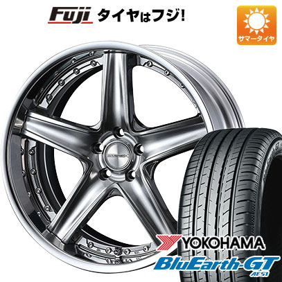 【新品】輸入車用 アウディ フォルクスワーゲン 夏タイヤ ホイール4本セット 225/45R18 ヨコハマ ブルーアース GT AE51 ウェッズ マーベリック 1105S 18インチ :fuji 7741 136749 28539 28539:フジコーポレーション