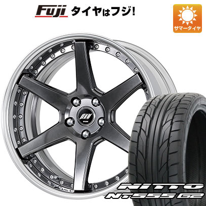 【パンク保証付き】【新品国産5穴114.3車】 夏タイヤ ホイール４本セット 245/45R20 ニットー NT555 G2 ワーク バックレーベルジースト BST 1 20インチ : fuji 1481 141419 37343 37343 : フジコーポレーション