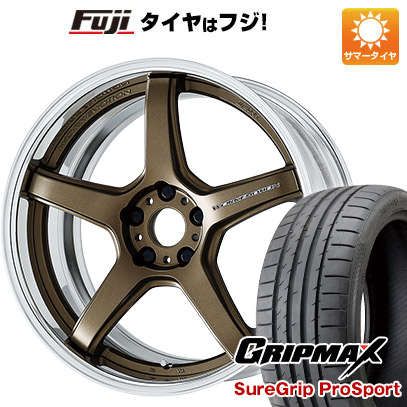 【新品国産5穴100車】 夏タイヤ ホイール4本セット 225/35R19 グリップマックス シュアグリップ PRO SPORTS BSW（限定） ワーク エモーション T5R 2P 19インチ :fuji 1081 141545 38314 38314:フジコーポレーション