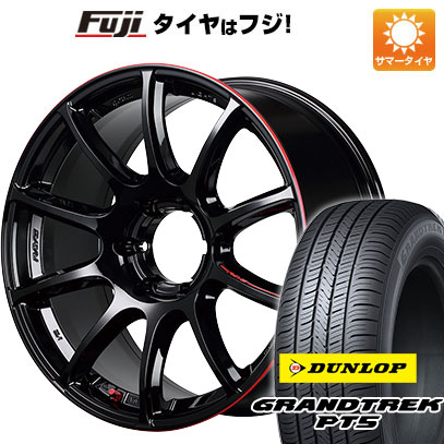 【新品国産6穴139.7車】 夏タイヤ ホイール4本セット 265/60R18 ダンロップ グラントレック PT5 レイズ グラムライツ 57トランスX REV LIMIT EDITION 18インチ :fuji 16581 139726 40832 40832:フジコーポレーション