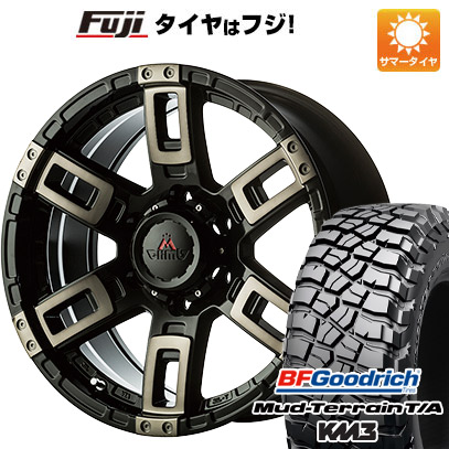 【新品国産6穴139.7車】 夏タイヤ ホイール4本セット 285/55R20 BFグッドリッチ マッドテレーンT/A KM3 エムクライム カノン 20インチ :fuji 11803 106966 26500 26500:フジコーポレーション