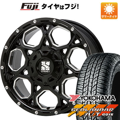 クーポン配布中 【新品国産5穴114.3車】 夏タイヤ ホイール4本セット 215/60R17 ヨコハマ ジオランダー A/T G015 RBL MLJ エクストリームJ XJ06 17インチ :fuji 1843 131714 23762 23762:フジコーポレーション