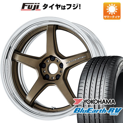 【パンク保証付】【新品国産5穴114.3車】 夏タイヤ ホイール4本セット 245/35R20 ヨコハマ ブルーアース RV 03 ワーク エモーション T5R 2P 20インチ :fuji 1307 141007 36861 36861:フジコーポレーション