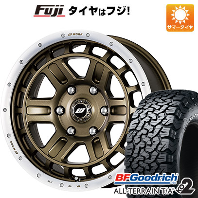 【新品国産6穴139.7車】 夏タイヤ ホイール4本セット 285/70R17 BFグッドリッチ オールテレーンT/A KO2 RWL/RBL ワーク クラッグ ティーグラビックII 17インチ :fuji 11822 142207 21284 21284:フジコーポレーション