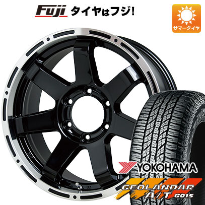 【新品国産6穴139.7車】 夏タイヤ ホイール4本セット 265/60R18 ヨコハマ ジオランダー A/T G015 OWL/RBL ホットスタッフ マッドクロス MC 76 18インチ :fuji 16581 128953 31578 31578:フジコーポレーション