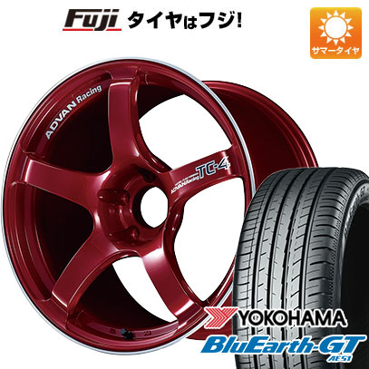 クーポン配布中 【新品国産4穴100車】 夏タイヤ ホイール4本セット 195/55R15 ヨコハマ ブルーアース GT AE51 ヨコハマ アドバンレーシング TC4 15インチ :fuji 1848 116666 33215 33215:フジコーポレーション