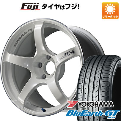 クーポン配布中 【新品国産4穴100車】 夏タイヤ ホイール4本セット 195/55R15 ヨコハマ ブルーアース GT AE51 ヨコハマ アドバンレーシング TC4 15インチ :fuji 1848 116667 33215 33215:フジコーポレーション