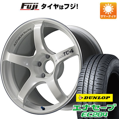 クーポン配布中 【新品国産4穴100車】 夏タイヤ ホイール4本セット 185/55R15 ダンロップ エナセーブ EC204 ヨコハマ アドバンレーシング TC4 15インチ :fuji 1846 116667 25583 25583:フジコーポレーション