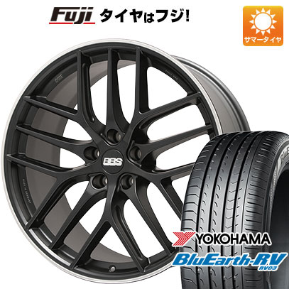 【パンク保証付】【新品国産5穴114.3車】 夏タイヤ ホイール4本セット 245/40R19 ヨコハマ ブルーアース RV 03 BBS GERMANY BBS CC R サテンブラック 19インチ :fuji 1122 127289 36865 36865:フジコーポレーション