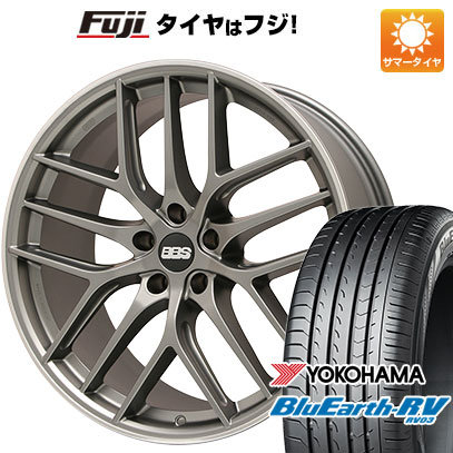 【パンク保証付】【新品国産5穴114.3車】 夏タイヤ ホイール4本セット 245/40R19 ヨコハマ ブルーアース RV 03 BBS GERMANY BBS CC R サテンプラチナム 19インチ :fuji 1122 127332 36865 36865:フジコーポレーション