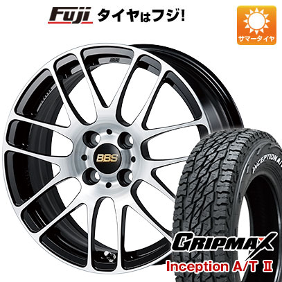 新品 ハスラー デリカミニ(4WD) サマータイヤ ホイール4本セット 165/60R15 GRIPMAX インセプション A/TII RWL BBS JAPAN RE L2 ブラックダイヤカット 15インチ :fuji 21761 147958 42828 42828:フジコーポレーション