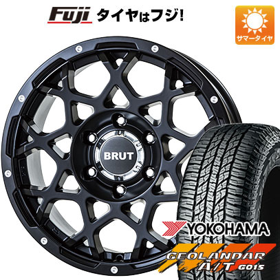 クーポン配布中 【新品国産6穴139.7車】 夏タイヤ ホイール4本セット 285/70R17 ヨコハマ ジオランダー A/T G015 OWL/RBL トライスター BRUT BR 55 17インチ :fuji 11822 151452 24489 24489:フジコーポレーション