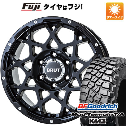 【新品国産6穴139.7車】 夏タイヤ ホイール4本セット 265/70R17 BFグッドリッチ マッドテレーンT/A KM3 トライスター BRUT BR 55 17インチ :fuji 11822 151452 26507 26507:フジコーポレーション