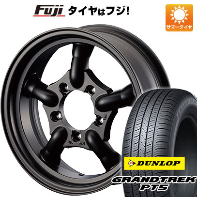 クーポン配布中 【新品】ジムニー 夏タイヤ ホイール4本セット 175/80R16 ダンロップ グラントレック PT5 モーターファーム J トラッド 16インチ :fuji 16701 102334 40811 40811:フジコーポレーション