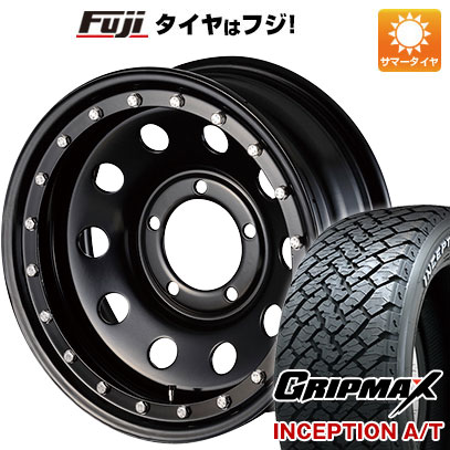 【新品】ジムニーシエラ 夏タイヤ ホイール４本セット 225/70R16 GRIPMAX インセプション A/T RWL(限定) モーターファーム DAYTONA ロックマスター 16インチ :fuji 16701 102382 42221 42221:フジコーポレーション