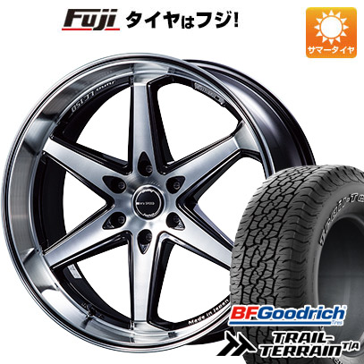 【新品国産車用 6穴139.7車】 夏タイヤ ホイール4本セット 285/45R22 BFグッドリッチ トレールテレーンT/A ORBL エムズスピード ジュノウ LC150 22インチ