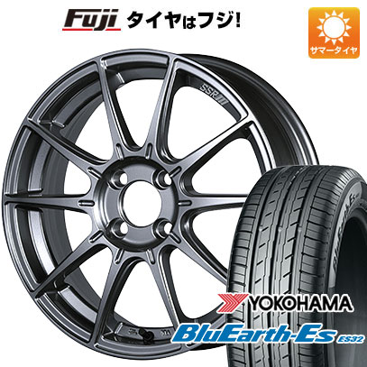 クーポン配布中 【新品国産4穴100車】 夏タイヤ ホイール4本セット 185/60R15 ヨコハマ ブルーアース ES32 SSR GTX01 15インチ :fuji 1901 142821 35512 35512:フジコーポレーション