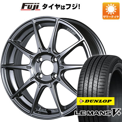 クーポン配布中 【新品国産4穴100車】 夏タイヤ ホイール4本セット 185/60R15 ダンロップ ルマン V+(ファイブプラス) SSR GTX01 15インチ :fuji 1901 142821 40660 40660:フジコーポレーション