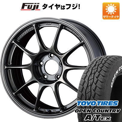 【新品国産5穴114.3車】 夏タイヤ ホイール4本セット 225/65R17 トーヨー オープンカントリー A/T EX ウェッズ ウェッズスポーツ TC 105X 17インチ :fuji 2182 136527 33425 33425:フジコーポレーション