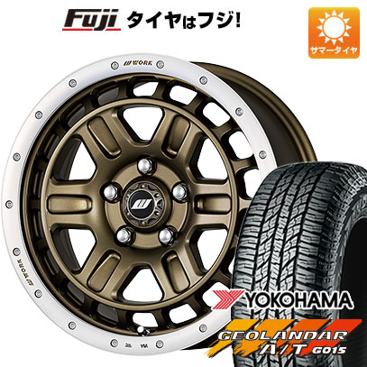 【新品国産5穴114.3車】 夏タイヤ ホイール4本セット 235/70R16 ヨコハマ ジオランダー A/T G015 OWL/RBL ワーク クラッグ ティーグラビックII 16インチ :fuji 7121 141863 24700 24700:フジコーポレーション