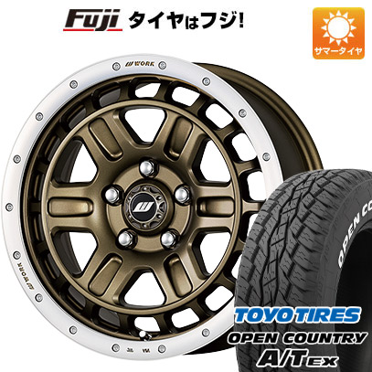 【新品国産5穴114.3車】 夏タイヤ ホイール4本セット 215/70R16 トーヨー オープンカントリー A/T EX ワーク クラッグ ティーグラビックII 16インチ :fuji 1581 141863 33426 33426:フジコーポレーション