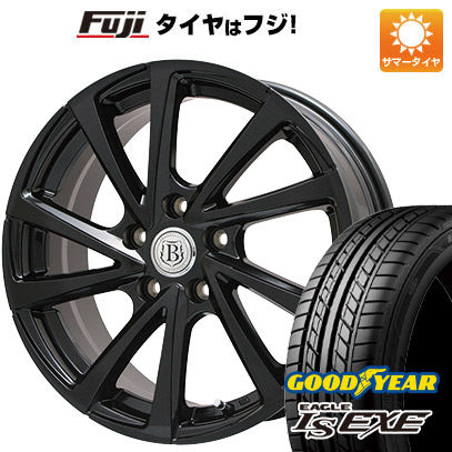 【新品国産5穴114.3車】 夏タイヤ ホイール4本セット 225/55R17 グッドイヤー イーグル エルエス エグゼ(限定) ブランドル E04B 17インチ :fuji 1861 103545 32119 32119:フジコーポレーション