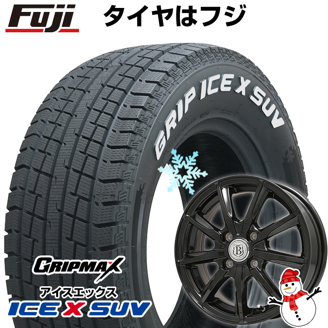 【新品国産5穴114.3車】 スタッドレスタイヤ ホイール4本セット 215/70R16 グリップマックス アイスX SUV RWL(限定2022年製) ブランドル E05B 16インチ