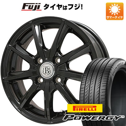 【新品国産4穴100車】 夏タイヤ ホイール4本セット 185/65R15 ピレリ パワジー ブランドル E05B 15インチ｜fujicorporation