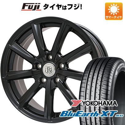 【新品国産5穴114.3車】 夏タイヤ ホイール4本セット 215/55R17 ヨコハマ ブルーアース XT AE61 ブランドル E05B 17インチ｜fujicorporation