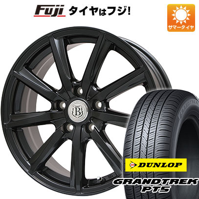 クーポン配布中 【新品国産5穴114.3車】 夏タイヤ ホイール4本セット 225/55R18 ダンロップ グラントレック PT5 ブランドル E05B 18インチ :fuji 1321 103561 40818 40818:フジコーポレーション