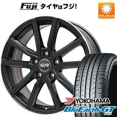 【新品国産5穴114.3車】 夏タイヤ ホイール4本セット 225/50R17 ヨコハマ ブルーアース GT AE51 ブランドル N52B 17インチ｜fujicorporation