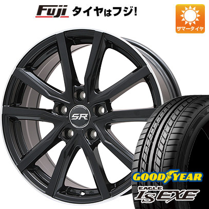 【新品国産5穴114.3車】 夏タイヤ ホイール4本セット 235/50R18 グッドイヤー イーグル エルエス エグゼ(限定) ブランドル N52B 18インチ｜fujicorporation