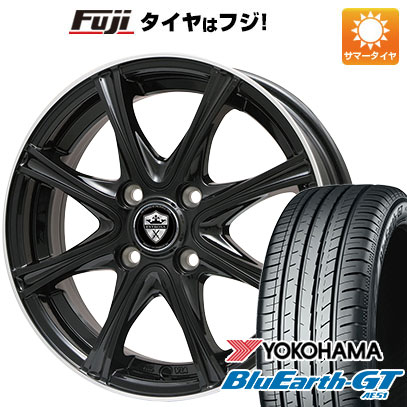 【新品国産4穴100車】 夏タイヤ ホイール4本セット 185/65R15 ヨコハマ ブルーアース GT AE51 ブランドル ER16B 15インチ｜fujicorporation