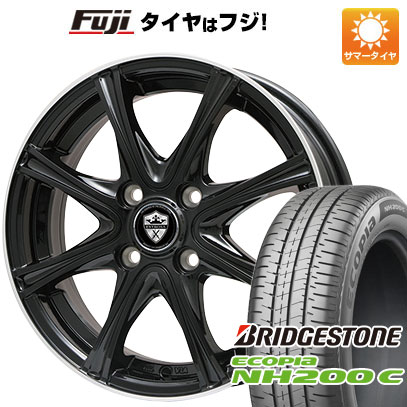 【新品 軽自動車】N-BOX タント ワゴンR 夏タイヤ ホイール4本セット 165/55R15 ブリヂストン エコピア NH200 C エルベ エステローザMZV 15インチ