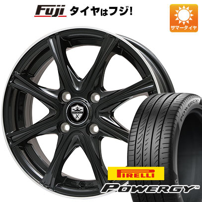 クーポン配布中 【新品国産4穴100車】 夏タイヤ ホイール4本セット 195/55R15 ピレリ パワジー ブランドル ER16B 15インチ :fuji 1848 109704 37000 37000:フジコーポレーション