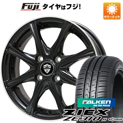 ZIEX - 【新品国産車用 4穴100車】 夏タイア 車輪4本仕掛ける 195/50R16 ファルケン ジークス ZE310R エコ幽客（押さえる） エルベ エステローザMZV 16in 夏タイヤ、ホイールセット-自動車