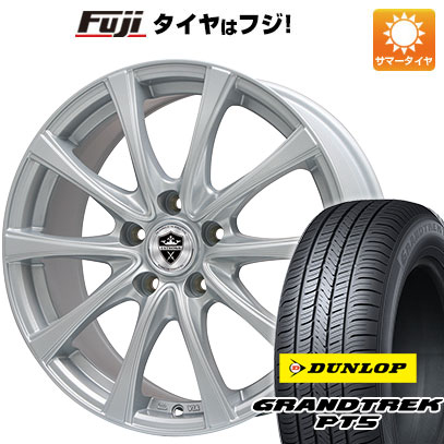 クーポン配布中 【新品国産5穴114.3車】 夏タイヤ ホイール4本セット 225/55R18 ダンロップ グラントレック PT5 ブランドル KF25 18インチ :fuji 1321 109649 40818 40818:フジコーポレーション