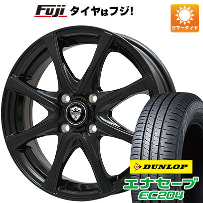 【新品 軽自動車】N-BOX タント ワゴンR 夏タイヤ ホイール4本セット 155/65R14 ダンロップ エナセーブ EC204 ブランドル KF25B 14インチ｜fujicorporation