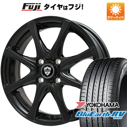 【パンク保証付】【新品】フリード 5穴 ※ハイブリッド装着不可 夏タイヤ ホイール4本セット 185/65R15 ヨコハマ ブルーアース RV-03 ブランドル KF25B 15インチ