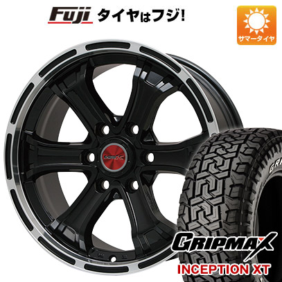 【新品国産6穴139.7車】 夏タイヤ ホイール4本セット 265/65R17 グリップマックス インセプション X/T RWL(限定) ビッグウエイ B-MUD K 17インチ｜fujicorporation