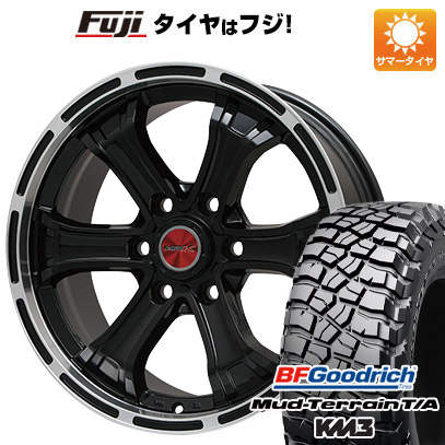 マッドテレーン - 【新品国産車用 6穴139.7車】 夏タイア 銀輪4本仕かける 265/60R18 BF好ましい分限者 T/A KM3 ビッグウエイ B-MUD K トヨタ用 18in