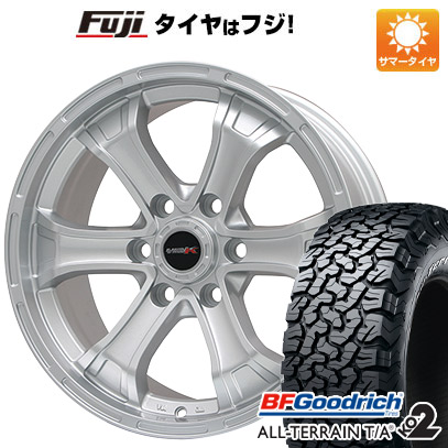 【新品国産6穴139.7車】 夏タイヤ ホイール4本セット 315/75R16 BFグッドリッチ オールテレーンT/A KO2 RWL/RBL ビッグウエイ B MUD K(シルバー) 16インチ :fuji 11821 109250 21288 21288:フジコーポレーション