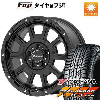 【新品国産5穴114.3車】 夏タイヤ ホイール4本セット 225/60R17 ヨコハマ ジオランダー A/T G015 OWL/RBL ジャオス アダマスBL5 17インチ｜fujicorporation