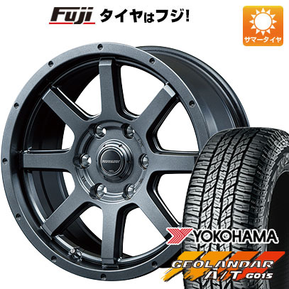 【新品国産6穴139.7車】 夏タイヤ ホイール4本セット 285/70R17 ヨコハマ ジオランダー A/T G015 OWL/RBL MID ロードマックス マッドライダー 17インチ :fuji 11822 125934 41222 41222:フジコーポレーション