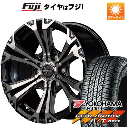 クーポン配布中 【新品】プラド 夏タイヤ ホイール4本セット 265/60R18 ヨコハマ ジオランダー A/T G015 RBL MID ナイトロパワー ジャベリン 18インチ :fuji 16581 151986 22899 22899:フジコーポレーション