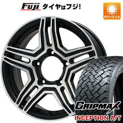 【新品】ジムニーシエラ 夏タイヤ ホイール4本セット 225/70R16 グリップマックス インセプション A/T RWL(限定) プレミックス グラバス Jr 16インチ :fuji 16701 107873 42221 42221:フジコーポレーション