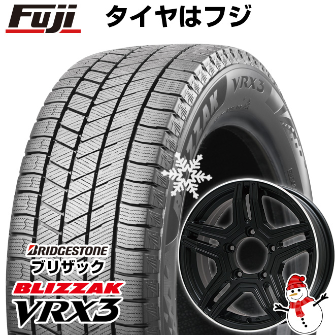 【新品】ジムニーシエラ スタッドレスタイヤ ホイール4本セット 215/70R16 ブリヂストン ブリザック VRX3 プレミックス グラバス Jr 16インチ :fuji 27923 107871 39320 39320:フジコーポレーション