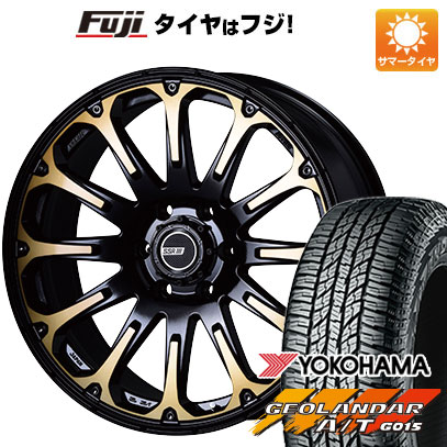 クーポン配布中 【新品】プラド 夏タイヤ ホイール4本セット 265/65R17 ヨコハマ ジオランダー A/T G015 OWL/RBL SSR ディバイド FT 17インチ :fuji 11822 142967 30618 30618:フジコーポレーション